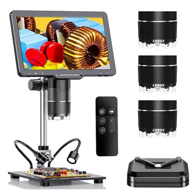 10,1-tolline 3 objektiiviga elektronjootmismikroskoop